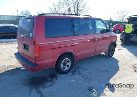 1998 Chevrolet Astro z USA, uszkodzony, nr VIN 1GNDM19W2WB213426